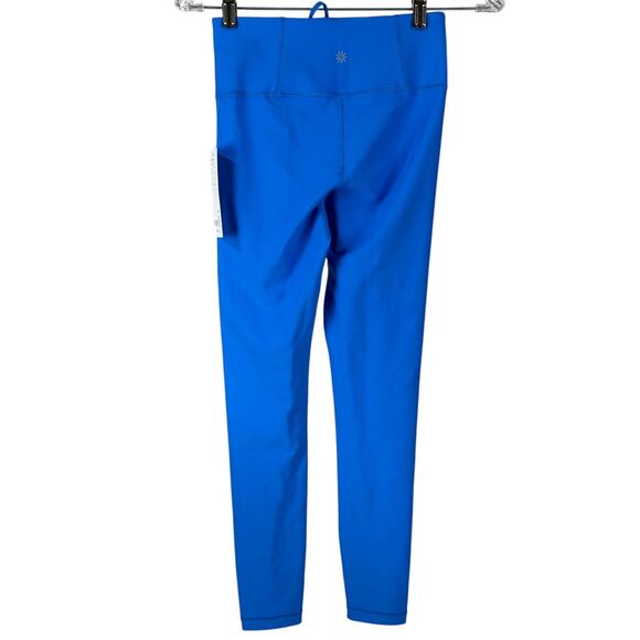 Athleta Interval Leggings Bright Blue Women's Size XS New With Tags Condition - Picture 2 of 10